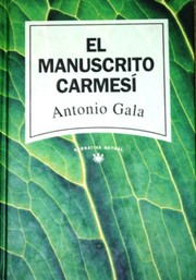 Cover of: El manuscrito carmesí