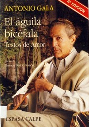Cover of: El águila bicéfala: textos de amor