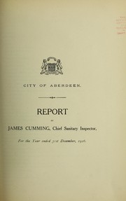 Cover of: [Report 1926] by Aberdeen (Scotland). City Council