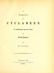 Cover of: Die Familie der Cycladeen: in Abbildungen nach der Natur mit Beschreiben