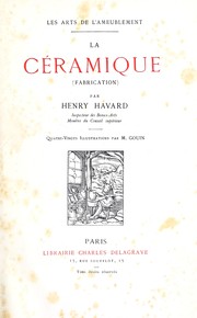 Cover of: La céramique