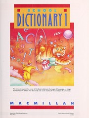 Cover of: School Dictionary 1 by MacMillan