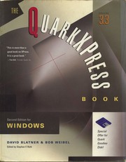 Cover of: The Quark XPress book by David Blatner