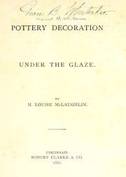 Cover of: Pottery decoration under the glaze