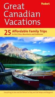 Cover of: Fodor's Great Canadian Vacations