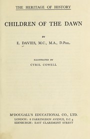 Cover of: Children of the dawn by Evan Davies