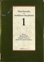 Cover of: Flora vascular de Andalucía occidental by 