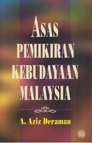 Cover of: Asas Pemikiran Kebudayaan Malaysia by 