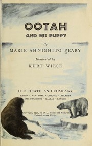 Cover of: Ootah and his puppy