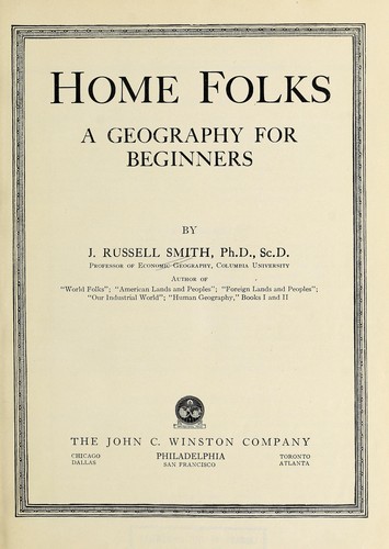 Home folks, a geography for beginners