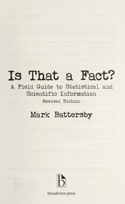 Cover of: Is that a fact?