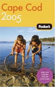 Cover of: Fodor's Cape Cod 2005 by Fodor's