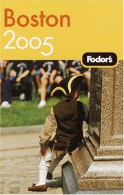 Cover of: Fodor's Boston 2005
