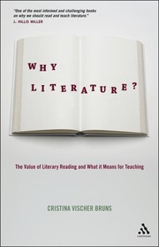 Cover of: Why Literature? by 
