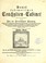 Cover of: Neues systematisches Conchylien-Cabinet