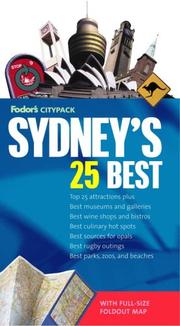 Cover of: Fodor's Citypack Sydney's 25 Best