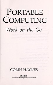 Cover of: Portable computing by Colin Haynes