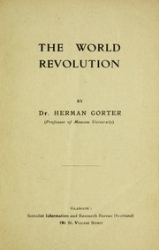 Cover of: The world revolution