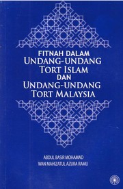 Cover of: Fitnah Dalam Undang-Undang Tort Islam Dan Undang-Undang Tort Malaysia
