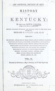 Cover of: Collins historical sketches of Kentucky: History of Kentucky