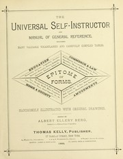 Cover of: The universal self-instructor by Albert Ellery Berg