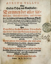 Cover of: Aureum vellus, oder, Guldin Schatz und Kunstkam[m]er by Salomon Trismosin