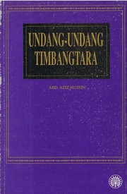 Cover of: Undang-Undang Timbangtara