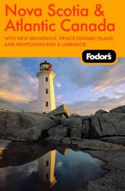 Cover of: Fodor's Nova Scotia & Atlantic Canada by Fodor's