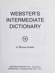 Cover of: Merriam-Webster's intermediate dictionary.