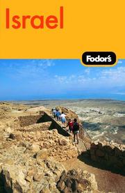 Cover of: Fodor's Israel by Fodor's