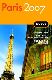 Cover of: Fodor's Paris 2007