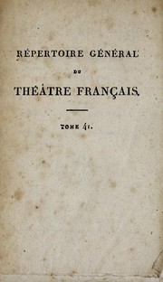 Cover of: Répertoire général du théâtre français by Néricault Destouches