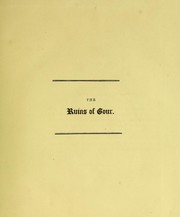 Cover of: The ruins of Gour described by Henry Creighton