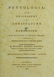 Cover of: Phytologia by Erasmus Darwin