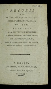 Cover of: Recueil des actions he roiques et civiques des re publicains franc ʹais