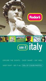 Cover of: Fodor's See It Italy, 2nd Edition (Fodor's See It) by Fodor's