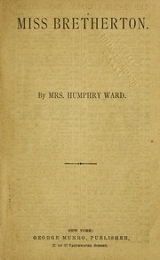 Cover of: Miss Bretherton by Mary Augusta Ward