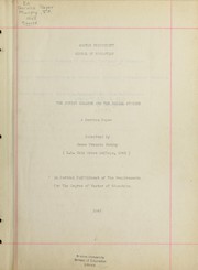Cover of: The junior college and the social studies