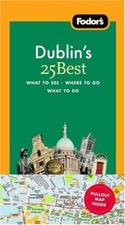 Cover of: Fodor's Dublin's 25 Best, 4th Edition (25 Best)