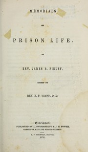 Cover of: Memorials of prison life