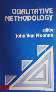 Cover of: Qualitative methodology