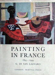 Cover of: Painting in France, 1895-1949.