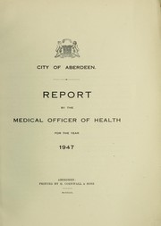 Cover of: [Report 1947]