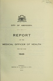 Cover of: [Report 1949] by Aberdeen (Scotland). City Council