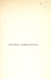 Cover of: Stichting Rembrandt-Huis