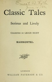 Cover of: Classic tales: serious and lively