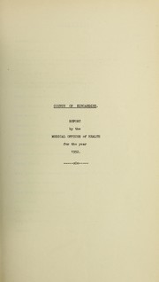 [Report 1952] by Kincardineshire (Scotland). County Council