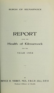 Cover of: [Report 1954]