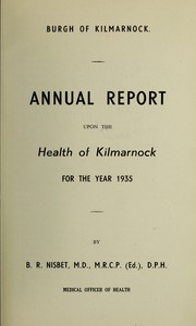 Cover of: [Report 1935]