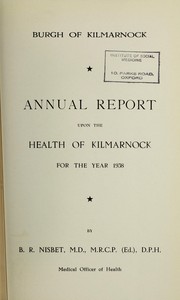 Cover of: [Report 1938]